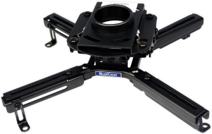 Qualgear Pro-Av QG-KIT-TA-3IN-B Projector Mount Kit Accessory with a Truss Ceiling Adapter, 3″ 1.5″, Black