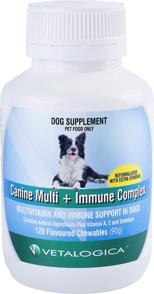 Vetalogica Canine Multi and Immune Complex for Dogs 120 Chews