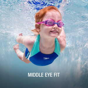 Speedo Skoogles Kids Swim Goggles, No Leak, Anti-Fog, Easy to Adjust and Comfortable with UV Protection