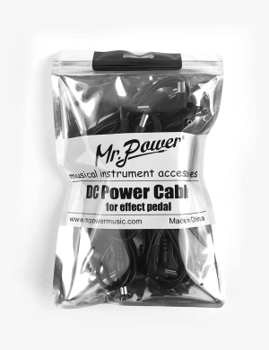 Mr.Power Guitar Effect Pedal DC Cable 2.1 Mm Power Lead/Cord Pack of 8