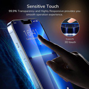 T Tersely [2 Packs] Screen Protector for Apple Iphone 14/Iphone 13/Iphone 13 Pro (6.1 Inch), Premium HD Tempered Glass Screen Protector Film [9H Hardness][Case Friendly] for Iphone 14/Iphone 13/Iphone 13 Pro