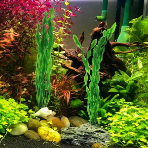 16 PCS Artificial Seaweed Water Plants for Aquarium,Danzix Plastic Fish Tank Plant Decorations for Household and Office Aquarium,1.58Inch-11.82Inch