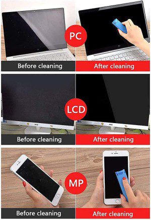 YQ up Touchscreen Mist Cleaner, Screen Cleaner Spray, Sterilization Disinfection Cleansing, Screen Cleaner for You Ipad, Laptop, Macbook Pro, Cell Phone, Iphone Smartphones, Versatile Cleaners (Blue) (Black)