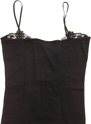 Boutique Retailer Women’S Camisole Singlet Summer Basic Strap Tank Shirt, Black, Size 10-12