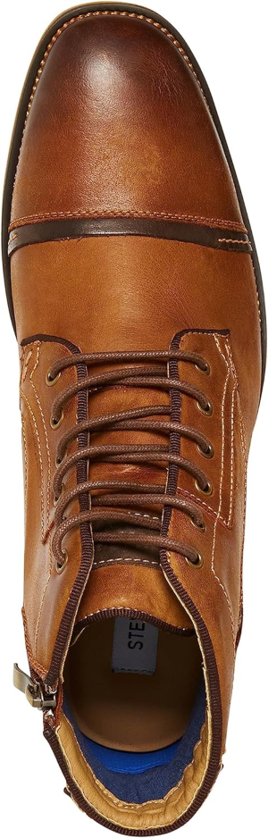 Steve Madden Men’S Jefries Combat Boot, Dark