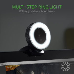 Razer Kiyo Ring Light Equipped Broadcasting Camera, (RZ19-02320100-R3M1)