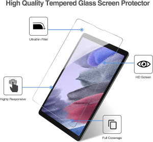 [2 Pack] Procase Galaxy Tab A7 Lite 8.7 Inch 2021 Screen Protector T220 T225, Tempered Glass Screen Film Guard for Samsung Galaxy Tab A7 Lite 8.7″ 2021 Release SM-T220 SM-T225