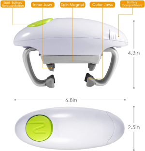 (Us.Jar Opener) – Zomma Automatic Jar Opener, Restaurant Jar Opener, Electric Jar Opener Chef’S Best Choice