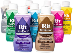 Synthetic Rit Dye More Liquid Fabric Dye – Wide Selection of Colors – 7 Ounces – Frost Gray