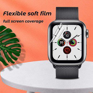 T Tersely [3 Pack] Screen Protector for Apple Watch-44Mm Series 6/Se(2022/2020)/5/4,Premium TPU Soft Flex Full Coverage Screen Protector Film Guard for Iwatch 44Mm