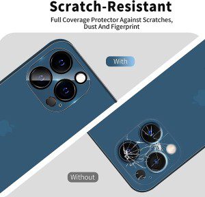 [3 Pack] T Tersely Camera Lens Screen Protector for Iphone 13 Pro/Iphone 13 Pro Max 2021, 9H Hardness Transparent HD Protective Tempered Glass Protector Film, Does Not Affect Night Shots