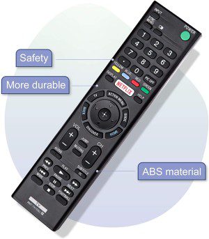 Universal Remote Control RMT-TX100U for All Sony TV Remote Replacement for All Sony LCD LED HDTV Bravia Smart Tvs, with Netflix Shortcut Button