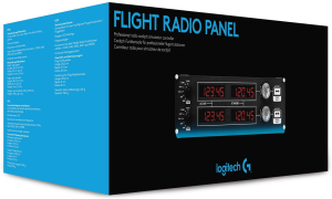 Logitech G 945-000029 G Pro Flight Radio Panel,Black