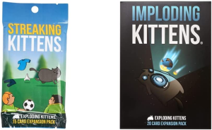 Streaking Kittens: This Is the Second Expansion of Exploding Kittens Card Game – Family Card Game – Card Games & Imploding Kittens: This Is the First Expansion of Exploding Kittens Card Game