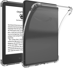 T Tersely Crystal Clear Case Cover for All-New Kindle Oasis (10Th Generation, 2019 Release and 9Th Generation, 2017 Release), Shockproof Thin TPU Case for Amazon Kindle Oasis 7 Inch