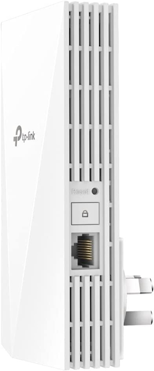 Tp-Link AX1500 Dual Band Wi-Fi 6 Range Extender, Broadband/Wi-Fi Extender, Wi-Fi Booster/Hotspot with 1 Gigabit Port, Built-In Access Point Mode, Onemesh Supported (RE500X) AU Version