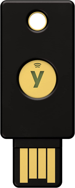 Yubico – Yubikey 5 NFC – Two Factor Authentication USB and NFC Security Key, Fits USB-A Ports and Works with Supported NFC Mobile Devices – Protect Your Online Accounts with More than a Password