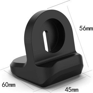 Theapro Charger Stand for Apple Watch Series 8/Se2/7/6/Se/5/4/3/2/1,Watch Ultra, (49Mm,45Mm,44Mm,42Mm,41Mm,40Mm,38Mm), Durable TPU Non-Slip Stable Charging Dock Station Base for Iwatch 8/7/6 (White)