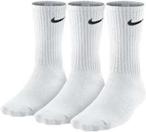 Nike Unisex Training Socks 3 Pairs Lightweight Crew