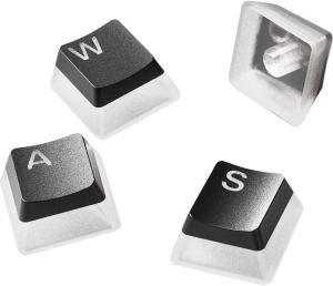 Steelseries Prismcaps Universal Double Shot PBT Keycaps, Black