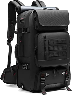 Extra Large Backpack for Men 50L, Men Travel Backpack,Waterproof 17 Inch Business Laptop Backpack with Shoe Bag, Hidden USB Charging Port Outdoor Backpack for Woman, X-Large, Travel Backpack