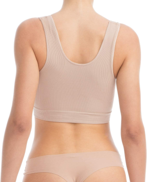 Farmacell Bodyshaper 618 – Elastic Push-Up Bra Wide Shoulder Top Band with Breast Support Effect