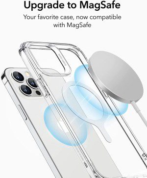 ESR Magnetic Ring 360 (Halolock), Magnetic Sticker Designed for Magsafe, Universal Conversion Kit for Iphone 15/14/13/12/11/X Series, Galaxy S23/S22/S21/20 and More, 2 Pack, White