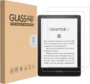 T Tersely [2 Pack] Tempered-Glass Screen Protector for Kindle Paperwhite 11Th (6.8 Inch 2021), Premium 9H Hardness HD Case-Friendly Film Guard