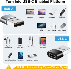 USB to USB C Adapter 10 Pack,Usb a to USB C,USB C Adapter,Usb C to USB Adapter,Usb to USB C,USB Adapter Charger Converter Adapter for Iphone 14/13 Pro,Macbook Pro,Samsung Galaxy,Laptop,Pc(Aluminum)