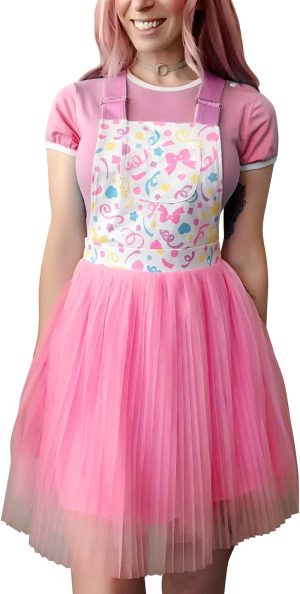 Littleforbig Overall Skirt Romper – Confetti Princess Overall Skirt