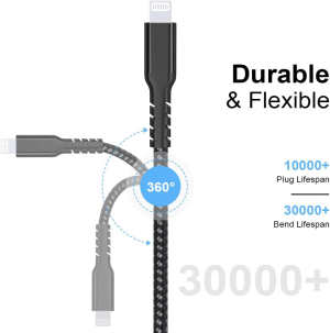 AHGEIIY Iphone Fast Charger USB C to Lightning Cable [2Pack, 0.2M], Apple Mfi Certified USB C to Lightning PD 20W Fast Charging Cable for Iphone 14 Pro Max/14 Plus/13/12/11 Mini, Ipad 9, Airpods Pro