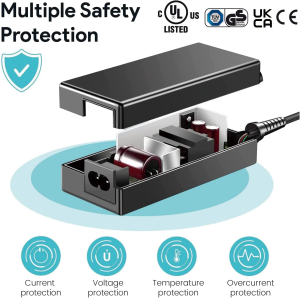 KFD 24V 65W Power Supply Adapter for Dymo 4XL, Logitech G25 G27 G29 G920, Vizio Soundbar Speaker, Canon SELPHY Printer, LED Strip Lights, DC Pump, CCTV Camera, LCD Monitor, Denon S514 AC Power Charger