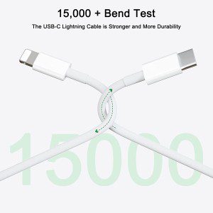 Iphone Fast Charger, 20W Iphone Charger Ipad Charger USB C Charger with 1M USB C to Lightning Cable, USB-C Power Adapter Fast Charger for Iphone14/ 13/12/ 11/ X/ 8