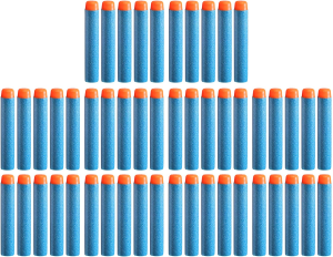 Nerf Elite 2.0-50 Dart Refill Pack – Compatible with All Nerf Elite Blasters – Outdoor Games and Toys for Kids & Hasbro Nerf Elite 2.0 – Commander RD-6 Blaster