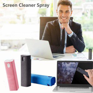 YQ up Touchscreen Mist Cleaner, Screen Cleaner Spray, Sterilization Disinfection Cleansing, Screen Cleaner for You Ipad, Laptop, Macbook Pro, Cell Phone, Iphone Smartphones, Versatile Cleaners (Blue) (Black)