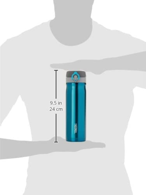 Thermos Stainless Steel Vacuum Insulated Drink Bottle, 470Ml, Teal, JMY5005TL4AUS