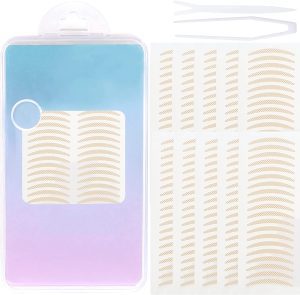 Yatinkim Eyelid Tape 1200 PCS Invisible Eye Tapes Breathable Double Eyelid Stickers Self-Adhesive Waterproof for Hooded Droopy Uneven Mono-eyelids