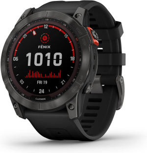 Garmin Fenix® 7X Solar, Slate Gray with Black Band, Multisport GPS Watch