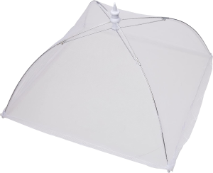 Avanti Square Net Food Cover, 30 Cm Diameter White