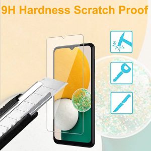 [3 Pack] T Tersely 9H Tempered Glass Screen Protector for Samsung Galaxy A33 5G/A22 4G (6.4 Inch), Support Fingerprint Unlock, Anti-Scratch Film Screen Protector for Samsung Galaxy A33 5G/A22 4G