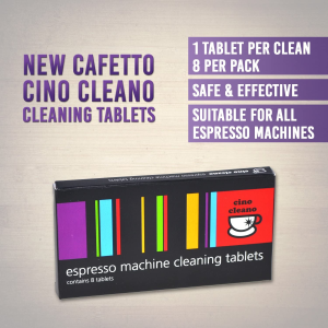 New CAFETTO CINO CLEANO Cleaning Tablets Espresso Coffee Machine Cleaner