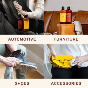 Leather Honey Leather Cleaner the Best Leather Cleaner for Vinyl and Leather Apparel, Furniture, Auto Interior, Shoes and Accessories. Does Not Require Dilution. Ready to Use, 8 Ounce Bottle!