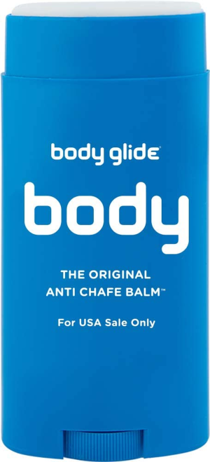 Body Glide Original anti Chafing Stick Balm0.8Oz: Chafing Cream in Stick Form to Prevent Rubbing Leading to Chafing & Raw Skin. Use for Arm, Chest, Butt, Ball Chafing & Thigh Chafing