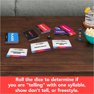 Spin Master Games Tell Me without Telling Me – the Viral Trend, Now a Hilarious Party Game for Bachelorette, College, Birthdays, & More, for Adults Ages 18 and up (6064469)