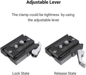 SMALLRIG Quick Release Clamp and Plate for Arca Swiss Standard – 2144