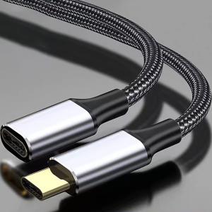 USB C Extension Cable, Tunghey USB C to USB C Male to Female, Type C Extender Cord USB3.1 Gen2 100W Fast Charging 10Gbps Transfer Compatibility with Laptop Tablet Mobile Phone (1.5M)