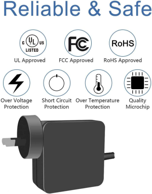 [4.0Mm*1.7Mm]65W 45W Power Adapter for Lenovo Laptop Charger Lenovo V155 V145 L340 C340 S340 S145 130S 530S 520S 720S 710S Ideapad 3I 5I 14 15 Ideapad Flex 3 5 Yoga S740 530 330 720 520 ADLX65CCGU2A ADLX65CDGU2A