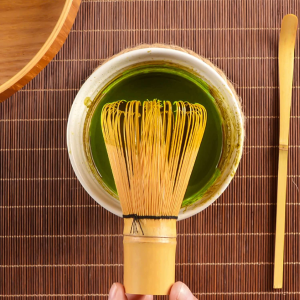 Bzocio Japanese Matcha Tea Set(3 Pcs) – Matcha Bamboo Whisk Tea Spoon,-Tea Ceremony Kit