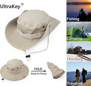 Boonie Hat, Ultrakey Classic US Combat Army Style Boonie Bush Jungle Hat Sun Cap Cotton