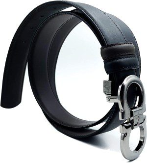 Sаlvаtorе Fеrrаgаmo Men’S Double-Sided Black/Brown Adjustable Belt, Brown,Black, 110*3.5